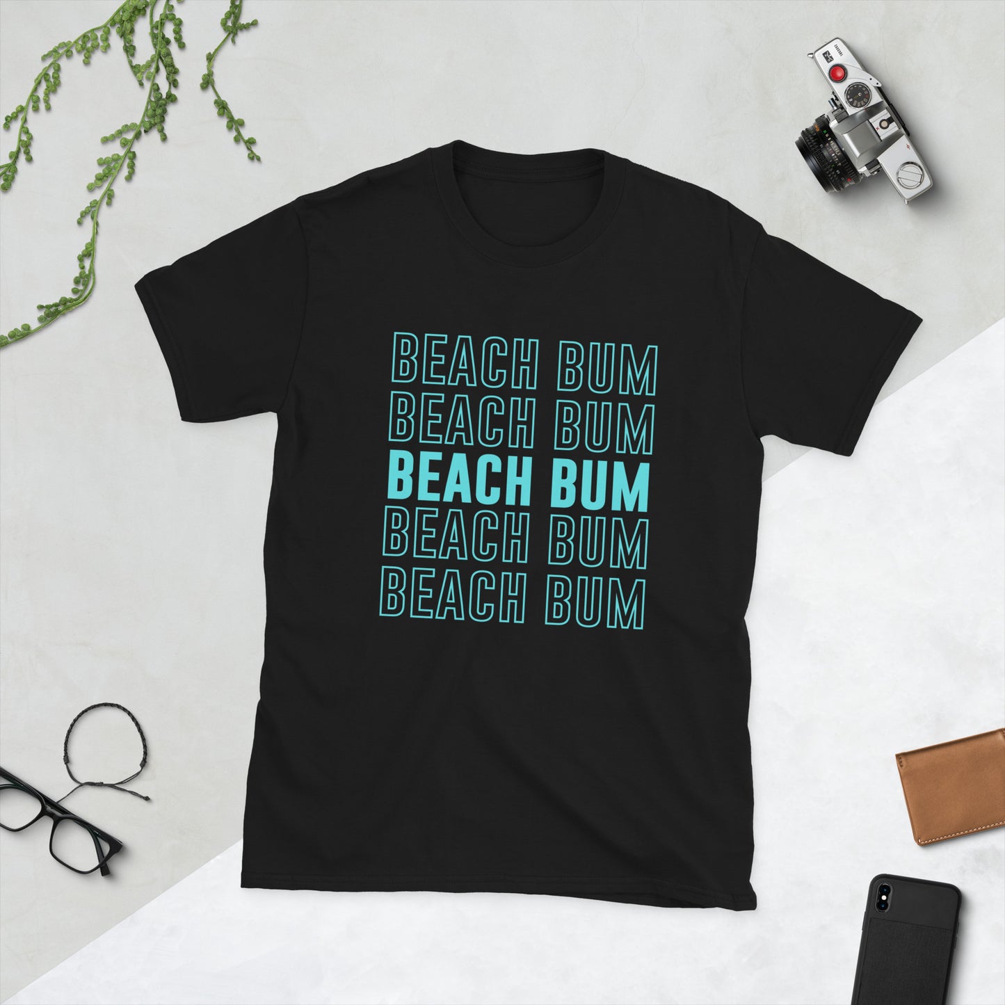 Beach Bum Graphic Short-Sleeve Unisex T-Shirt