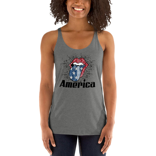 Patriotic Tank Top Merica Shirt For Women